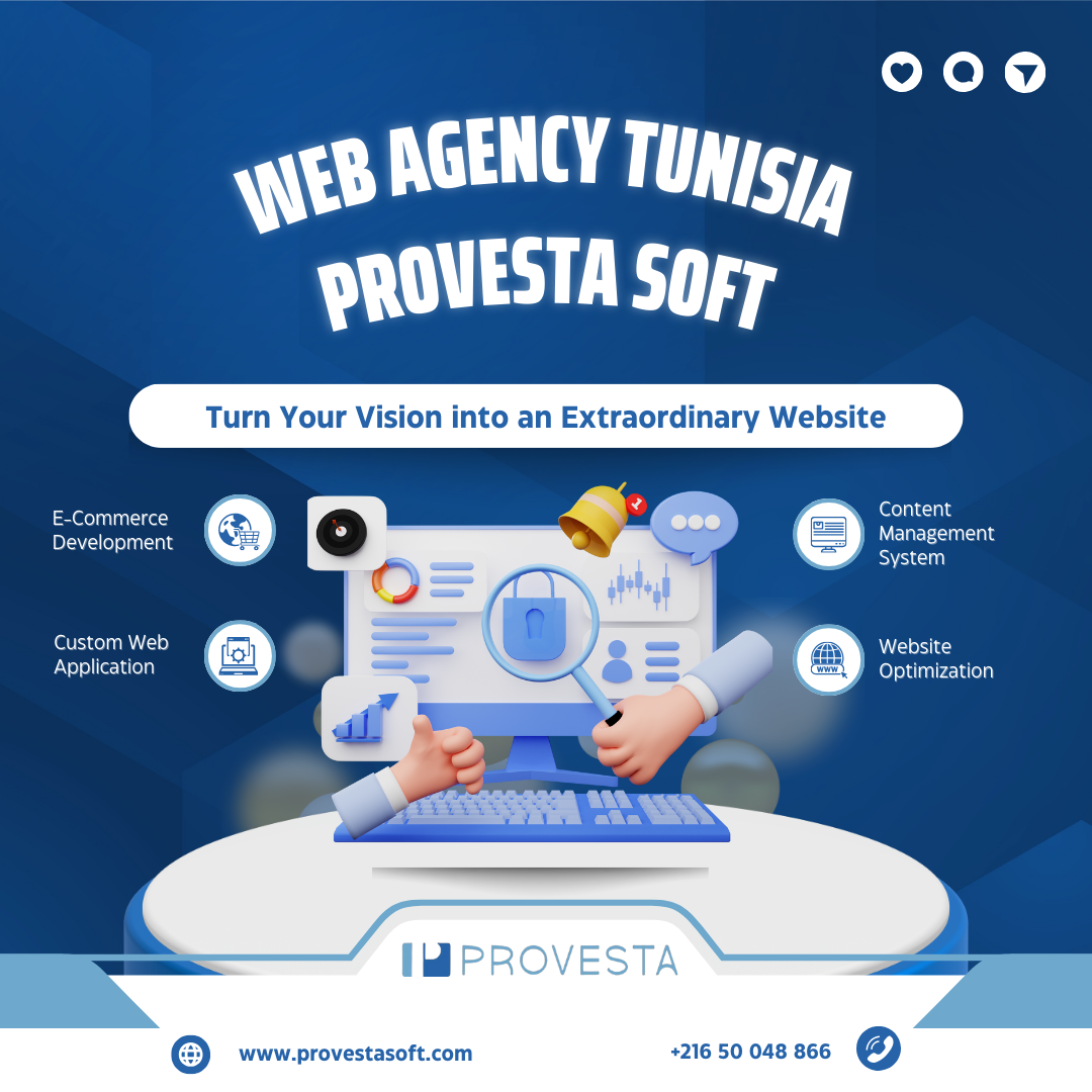 Provesta Soft: Your Top Web Agency in Kelibia, Nabeul, Tunisia