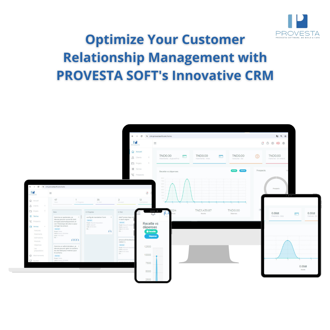 Optimize Your Customer Relationship Management with PROVESTA SOFT's Innovative CRM