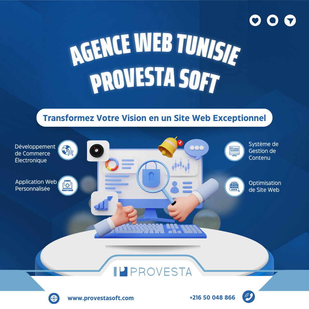 Provesta Soft : Votre agence web de premier plan à Kelibia, Nabeul, Tunisie