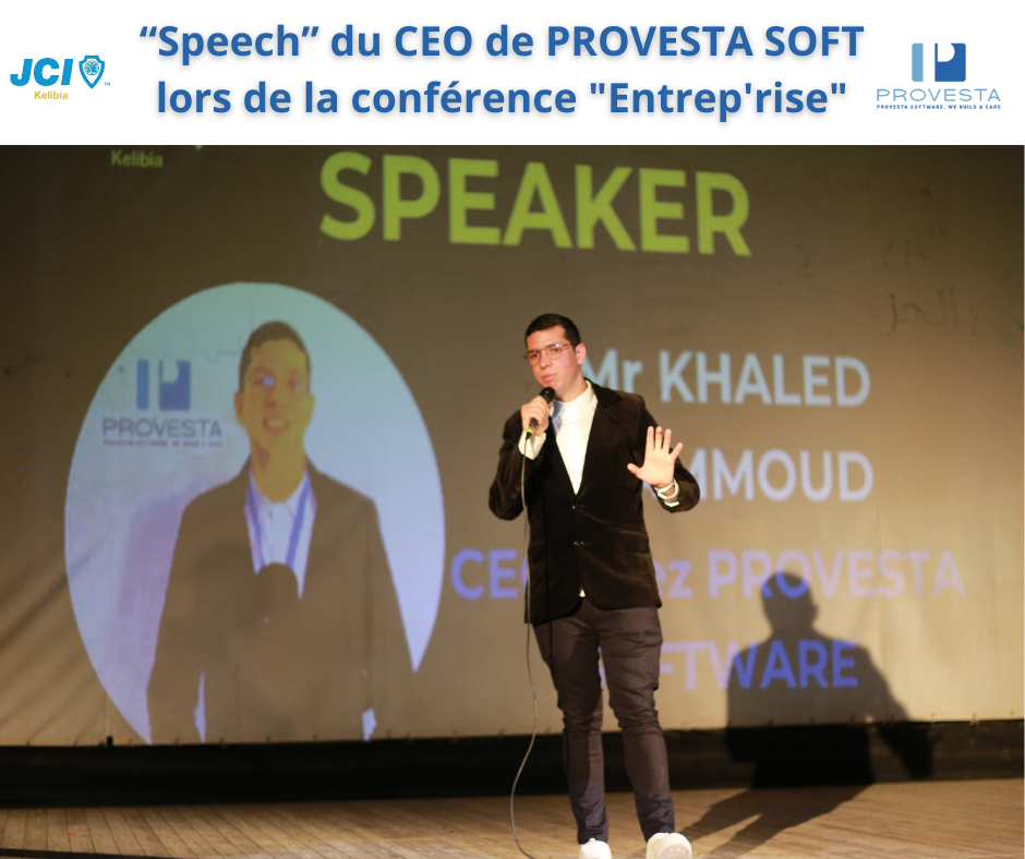 “Speech” du CEO de PROVESTA SOFT lors de la conférence "Entrep'rise"
