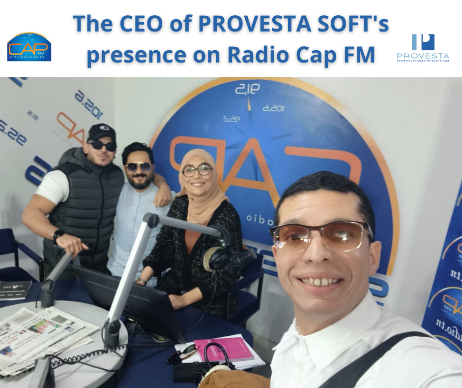 The CEO of PROVESTA SOFT's presence on Radio Cap FM