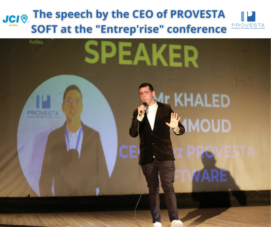 The speech by the CEO of PROVESTA SOFT at the "Entrep'rise" conference